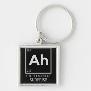 Het element verrassingen sleutelhanger