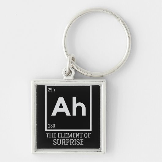 Het element verrassingen sleutelhanger (Voorkant)
