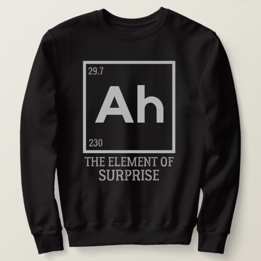 Het element verrassingen trui (Design voorkant)