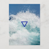 Het elementenwatersymbool briefkaart (Voorkant)