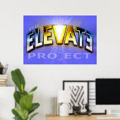 Het Elevate Poster van het Project (Thuiskantoor)