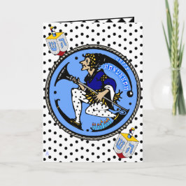 Het Elf en Dreidel van de Chanoeka van Maxfield Feestdagen Kaart