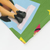 Het Elf en het Kerst Icons Pattern Fleece Deken (Hoek)