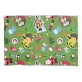 Het Elf en het Kerst Icons Pattern Kussensloop (Voorkant)