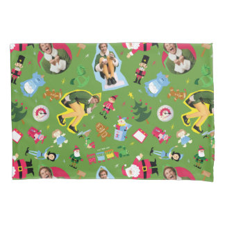 Het Elf en het Kerst Icons Pattern Kussensloop