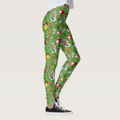 Het Elf en het Kerst Icons Pattern Leggings (Rechts)