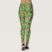 Het Elf en het Kerst Icons Pattern Leggings (Achterkant)