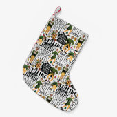 Het Elf Quote-patroon begroten Kleine Kerstsok (Voorkant (Hangend))