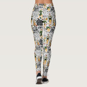 Het Elf Quote-patroon begroten Leggings (Achterkant)