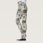 Het Elf Quote-patroon begroten Leggings (Links)