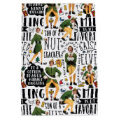 Het Elf Quote-patroon begroten Medium Cadeauzakje (Achterkant)