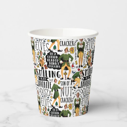 Het Elf Quote-patroon begroten Papieren Bekers (Links)