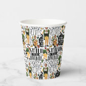 Het Elf Quote-patroon begroten Papieren Bekers (Rechts)