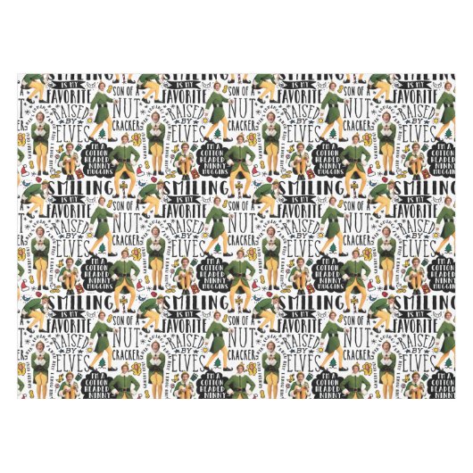 Het Elf Quote-patroon begroten Tafelkleed (Voorkant (Horizontaal))