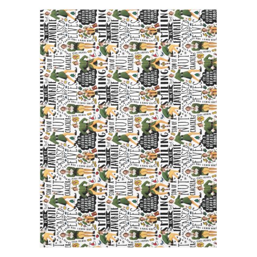 Het Elf Quote-patroon begroten Tafelkleed (Voorkant)