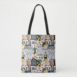 Het Elf Quote-patroon begroten Tote Bag