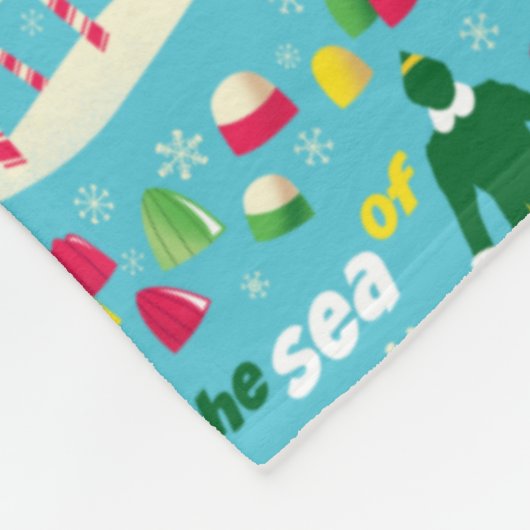 Het Elf Snoep Pattern Fleece Deken (Hoek)