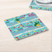 Het Elf Snoep Pattern Kartonnen Onderzetters (Schuin)