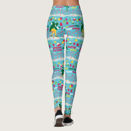 Het Elf Snoep Pattern Leggings (Achterkant)