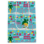 Het Elf Snoep Pattern Medium Cadeauzakje (Achterkant)