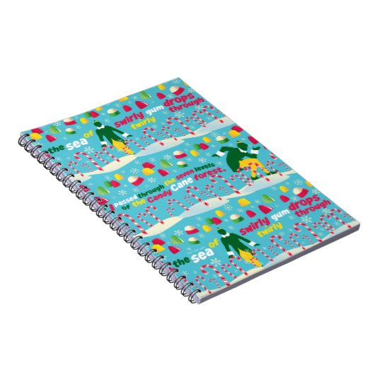 Het Elf Snoep Pattern Notitieboek (Rechterzijde)