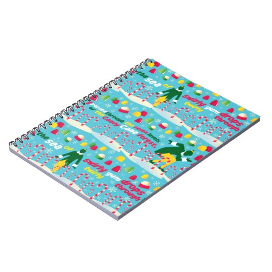 Het Elf Snoep Pattern Notitieboek (Linkerzijde)