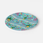 Het Elf Snoep Pattern Papieren Bordje (Gekanteld)