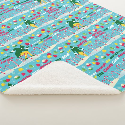 Het Elf Snoep Pattern Sherpa Deken (3/4)