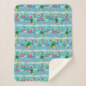 Het Elf Snoep Pattern Sherpa Deken (Voorkant)