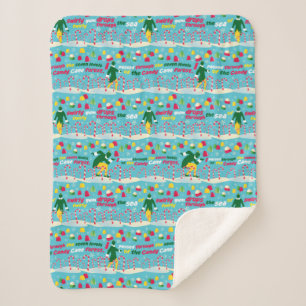 Het Elf Snoep Pattern Sherpa Deken