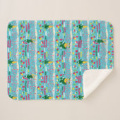 Het Elf Snoep Pattern Sherpa Deken (Voorkant (horizontaal))