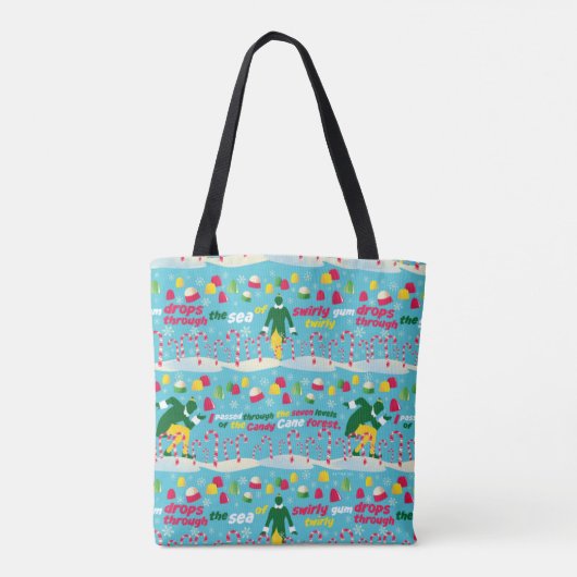 Het Elf Snoep Pattern Tote Bag (Achterkant)