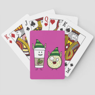 Het Elf van de koffie en het Gekke Elf van de Pokerkaarten
