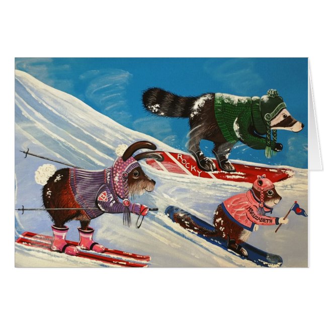 Het Elizabeth Ski-team (Voorkant Horizontaal)