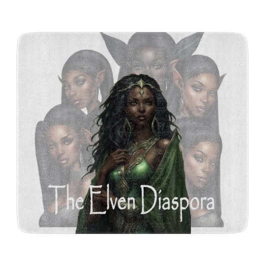 Het Elven Diaspora Hoesje Kunst Snijplank (Voorkant)