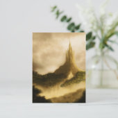 het elven - koninkrijk fantasy art briefkaart (Staand voorkant)