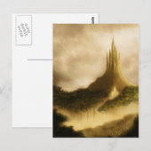 het elven - koninkrijk fantasy art briefkaart (Voorkant / Achterkant)