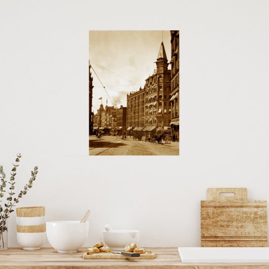 Het Elwood-gebouw Poster (Keuken)