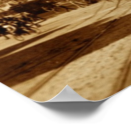 Het Elwood-gebouw Poster (Hoek)