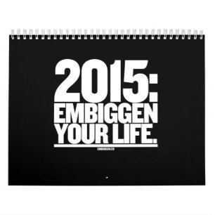Het Embiggen-kalender van 2015 Kalender