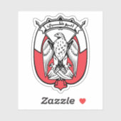Het embleem van Abu Dhabi Sticker (Vel)