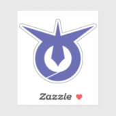 Het embleem van Aki, Kochi Sticker (Vel)