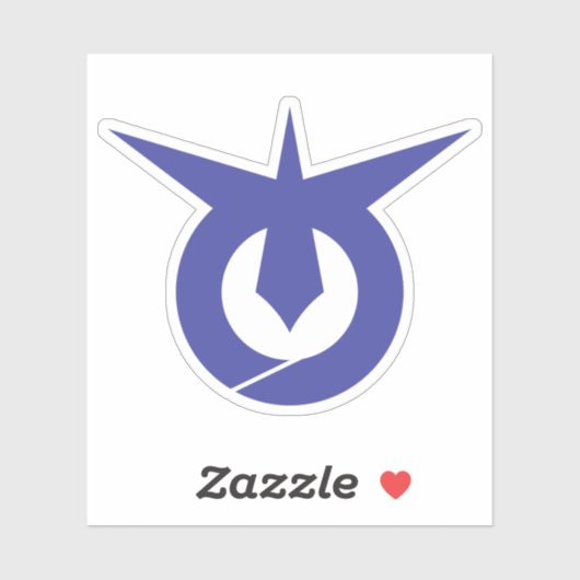 Het embleem van Aki, Kochi Sticker (Vel)