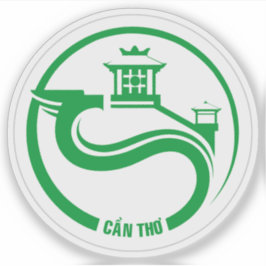 Het embleem van Cần Thơ, Vietnam Sticker