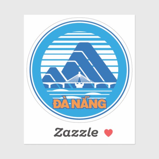 Het embleem van Da Nang, Vietnam Sticker (Vel)