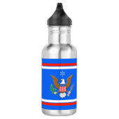 Het embleem van de Amerikaanse kustwacht personali Waterfles (Rechts)