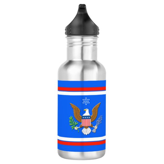 Het embleem van de Amerikaanse kustwacht personali Waterfles (Rechts)