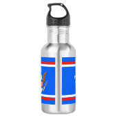Het embleem van de Amerikaanse kustwacht personali Waterfles (Achterkant)