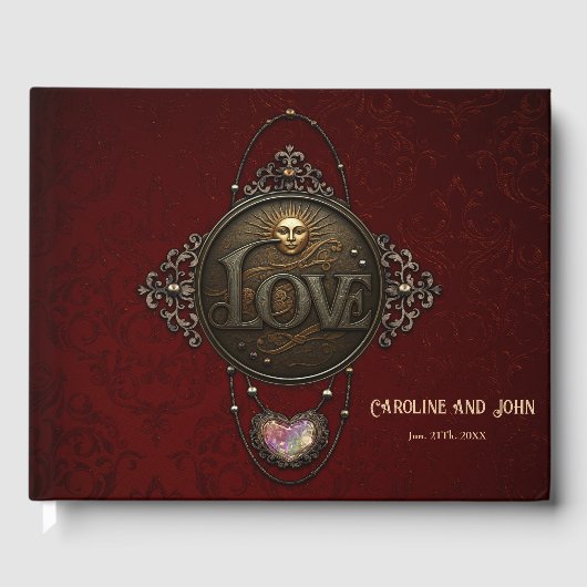 Het embleem van de liefde. gastenboek (Voorkant)