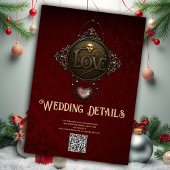 Het embleem van de liefde. informatiekaartje